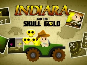 Indiara and the skull gold